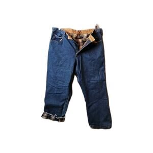 Men's Duluth Trading Co Flannel-Lined Jeans 40X30 Workwear